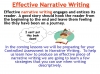 Narrative Writing  GCSE  KS4 SCE Teaching Resources (slide 6/150)